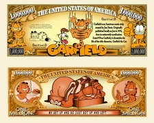 OUR GARFIELD THE CAT MILLION DOLLAR BILL