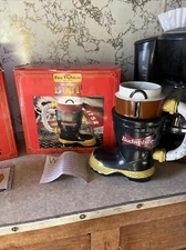 Fire Fighters Series Ceramic BOOT Stein Anheuser-Busch, First In Series CS321