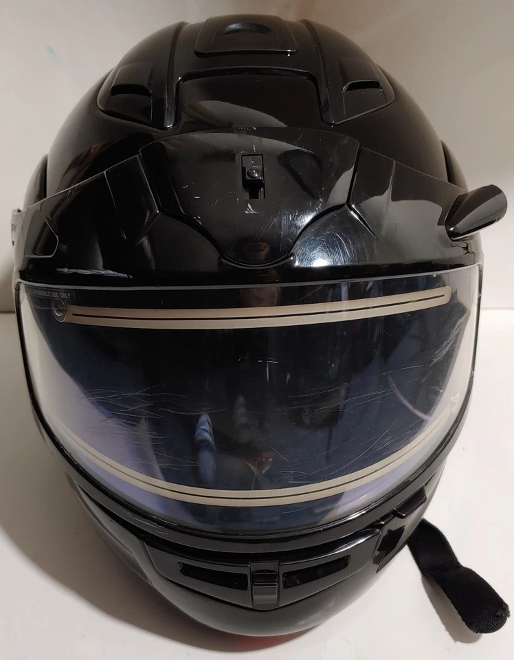 HJC Helmet XL Motorcycle Modular Flip-Up SY-Max Matte Black w/ Box & bag & CR-05 - Image 2 of 4
