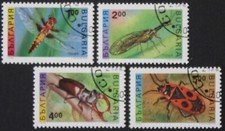 Bulgarien: Michel-Nr. 4093-4096 "Insekten" aus 1993, gestempelt