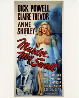 DICK POWELL CLAIRE TREVOR MURDER MY SWEET 8X10 PHOTO #G8844 | eBay ...