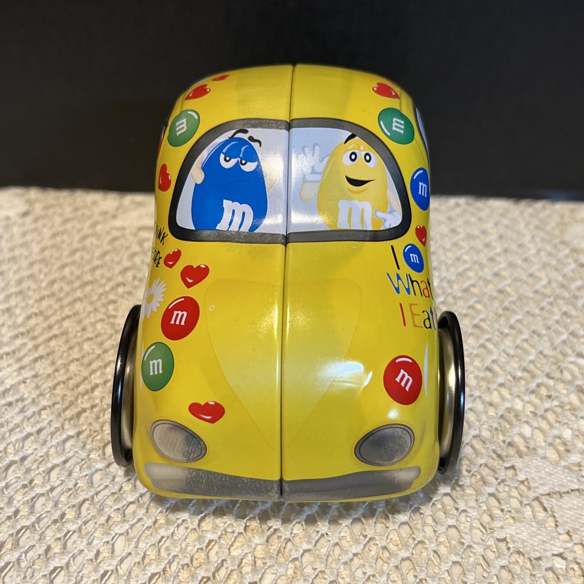 M&amp;M&rsquo;s Brand Collectible Storage Tin Volkswagen VW Beetle Bug 6 