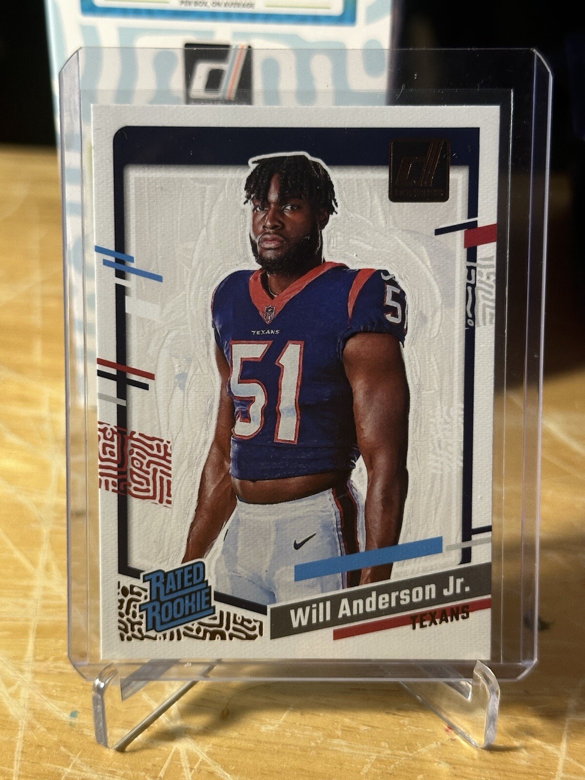 2023 Panini Donruss - Rated Rookie Portrait #1 Will Anderson (RC)