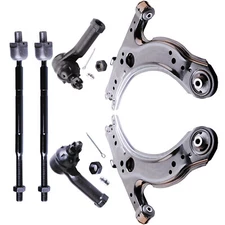 Front Lower Control Arm & Tie Rod End For 1999-2005 Volkswagen Jetta Golf Beetle