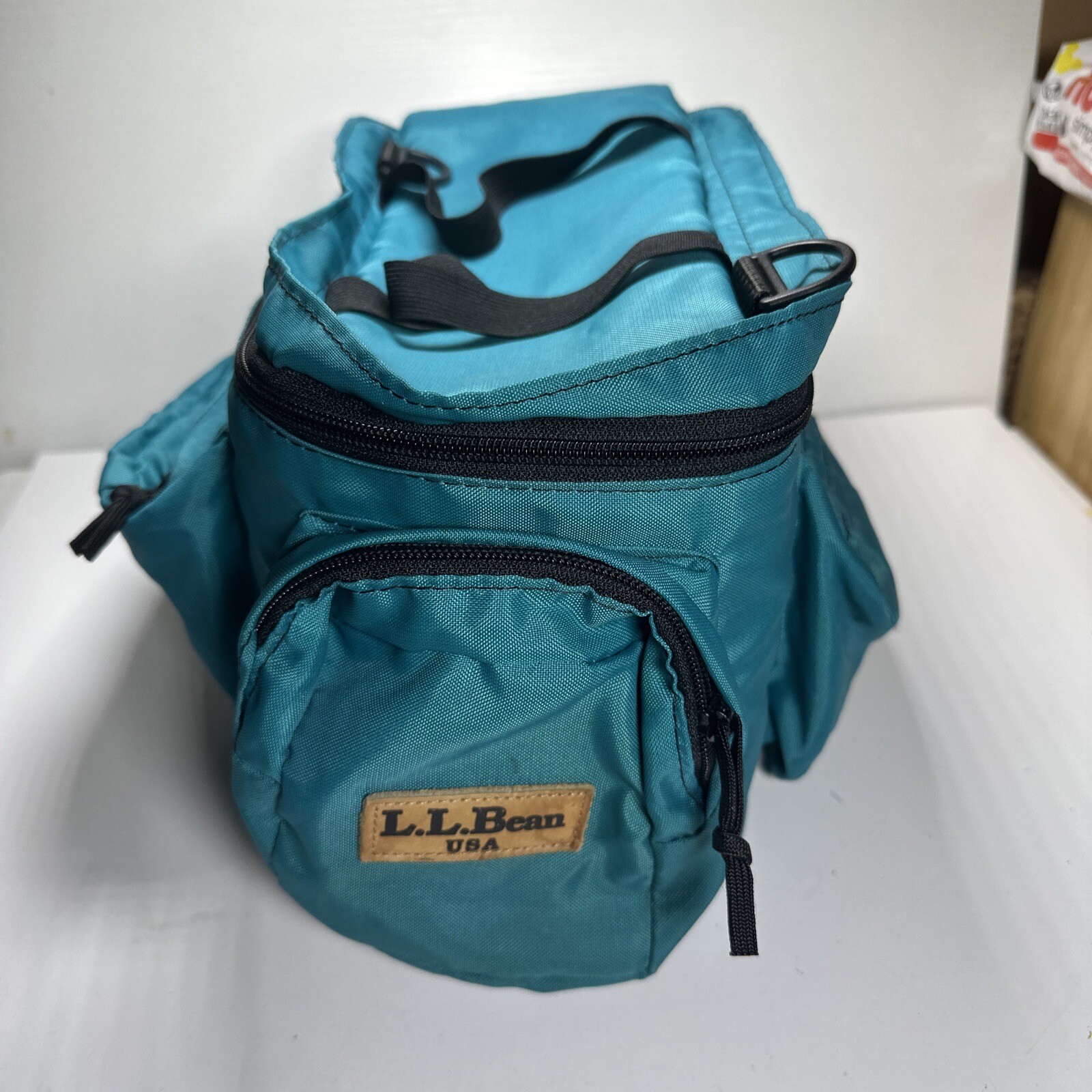 LL Bean Bicycle Bag With Straps Green Made In USA eBay