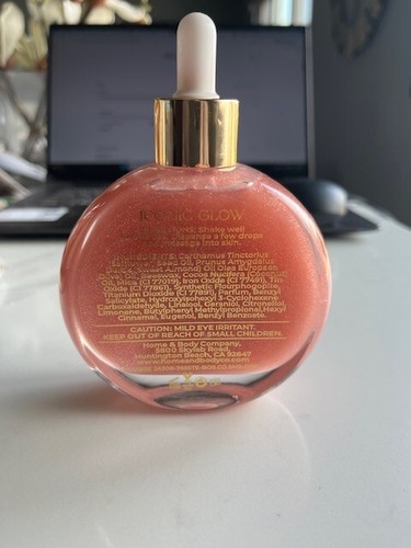 Soul Tree Essence ICONIC GLOW COCONUT ROSE OIL Body Shimmer Oil w/dropper New - Picture 5 of 8