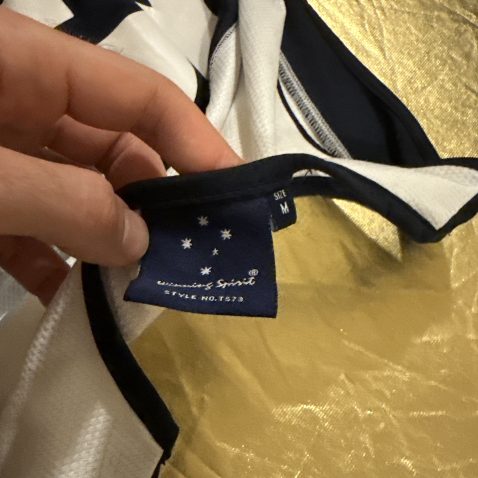 AFL 9’s Medium Tank Top Blue White #13 image 4