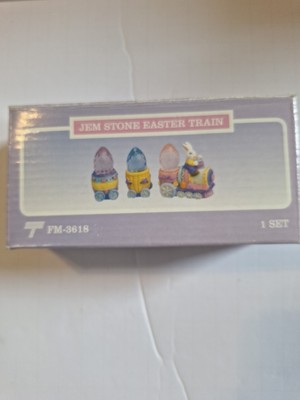 Vintage 1995 Small Jem Stone Easter Train