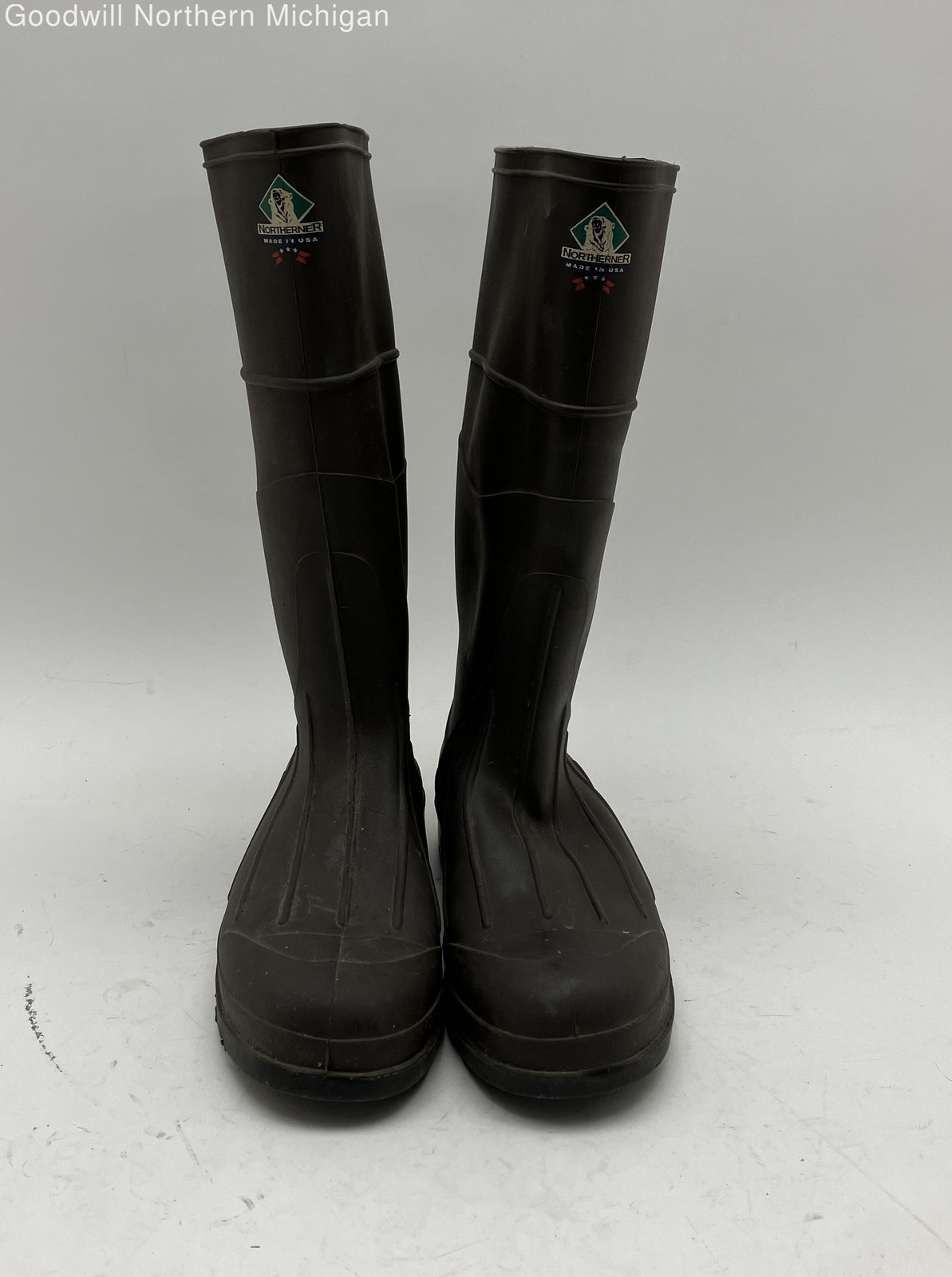 Northerner Brown Solid Rain Boot Boot Men 10 - image 2