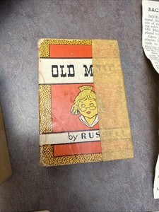 Vintage Card Game By Russel Mini Cards Old Maid Complete with Instructions