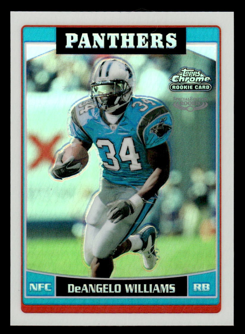DeAngelo Williams 2006 Topps Chrome #228 Refractors
