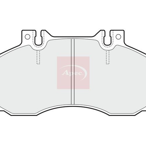 For MERCEDES VARIO 1996 on BRAKE PADS (REAR) (R90) PAD658