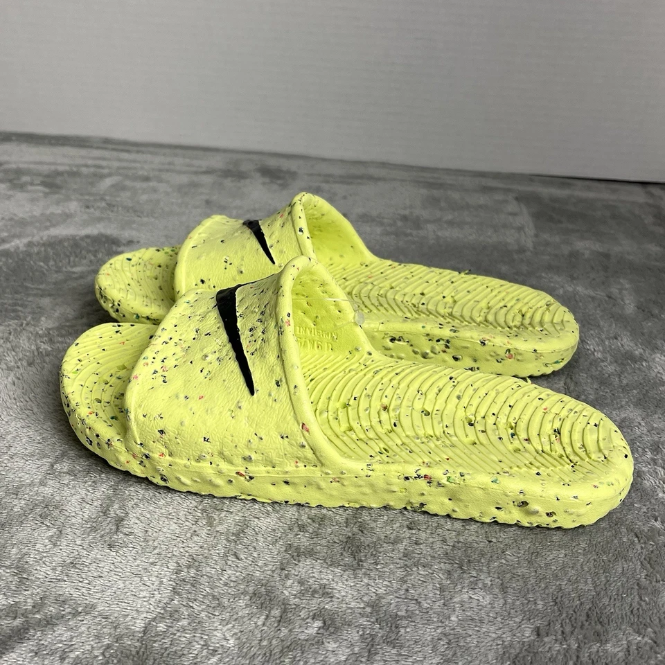 男子 Nike Kawa Slide SE 'Cater 尺码 5 米 尺寸 6 带“Light Lemon Twist”配色 — 第 3/4 张图片