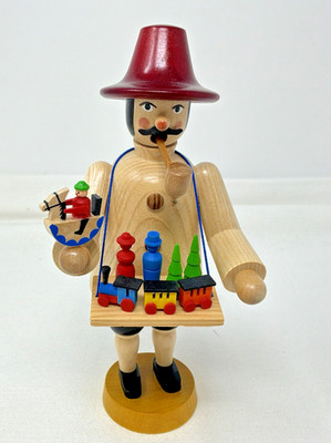 German Incense Smoker TOY SELLER 8'' Echte Erzgebirgische NEVER USED VERY RARE