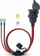3FT 13AWG 12V Waterproof Cigarette Lighter Socket Extension Outlet