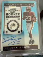 BRYCE LOVE 2019 CONTENDERS OPTIC ROOKIE TICKET TEAL A RC AUTO /149 Q5849