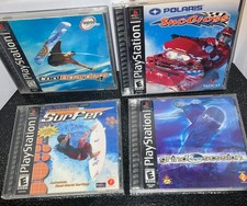 PS1 4 Game Lot COOL BOARDERS 4 GRIND SESSION CHAMPIONSHIP SURFER SNOCROSS CIB