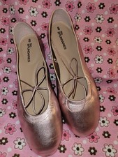 Pink Metallic Ballet Flats