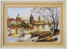 Creative Сross Stitch Embroidery Kit "Prague. Charles Bridge" Nova Sloboda