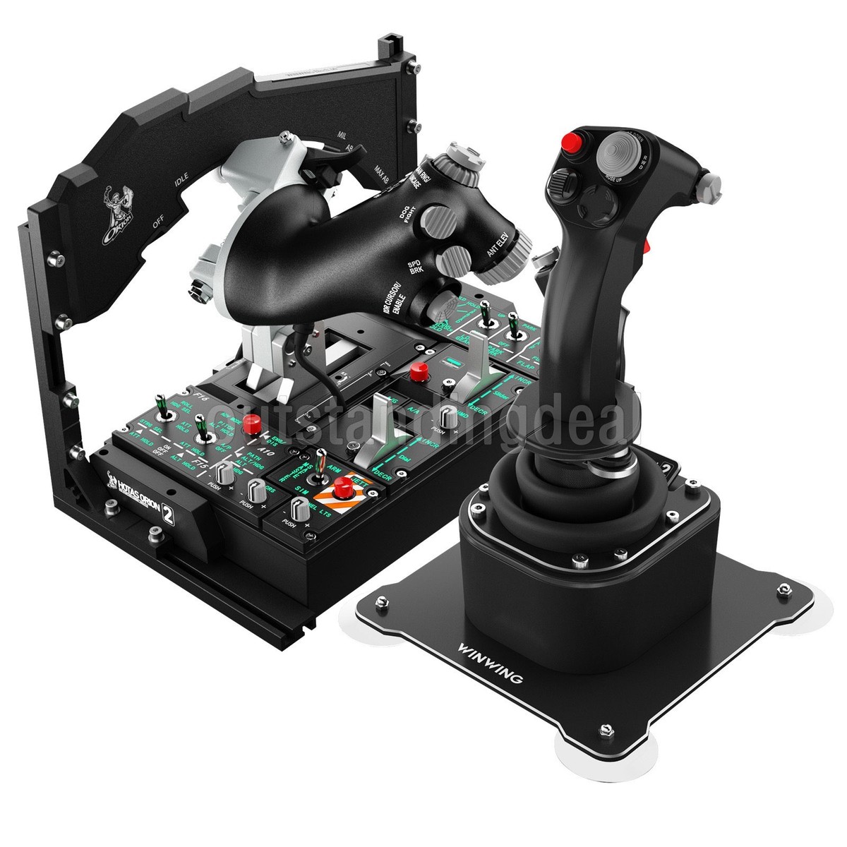 y*i様 美品 Winwing Orion2 ViperAce ジョイスティック WINWING Orion2 ViperAce EX Metal Throttle + ViperAce Metal