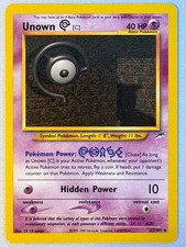 Pokemon Unown C #57/105 Neo Destiny WOTC 2002 Vintage Uncommon NM on eBay