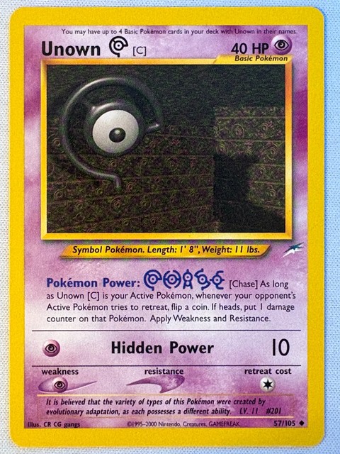 Unown C #57 (Neo Destiny (2002))