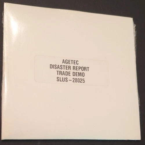 Promotional-Only PlayStation 2 Disaster Report Trade Demo PS2 SEALED RARE NFR