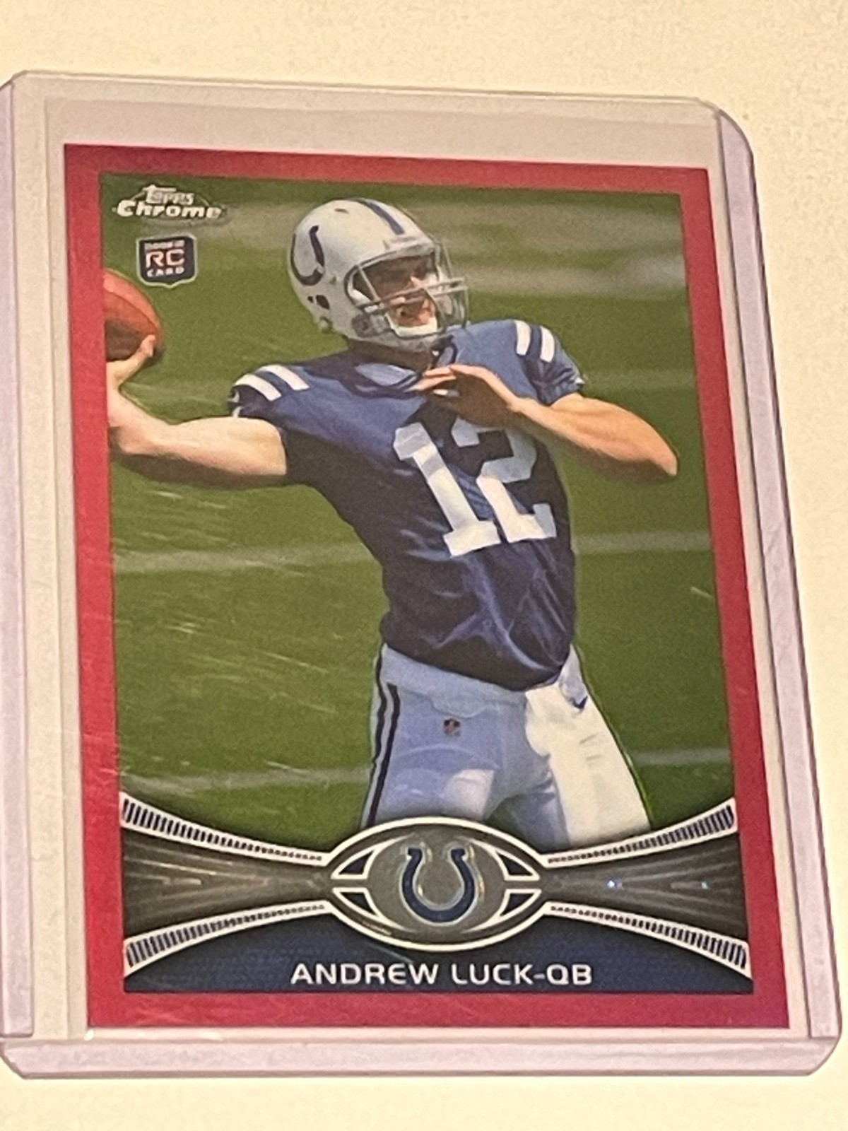 ANDREW LUCK  2012 Topps Chrome Pink Refractor Rookie (COLTS STANFORD REF) #d/399