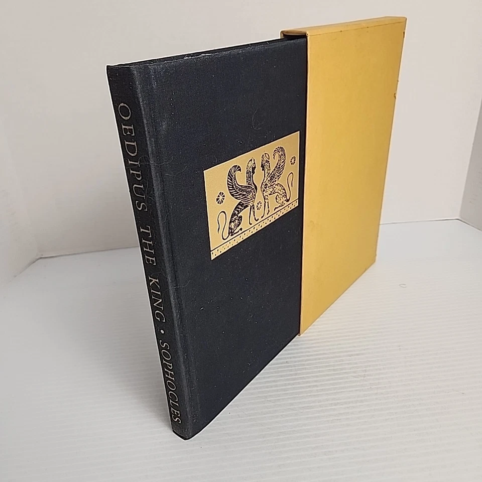 OEDIPUS KING Sophocles & Heritage Press w/ Slipcase & Sandglass Like New Foto 3 de 4