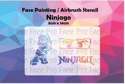 Ninjago Face Painting / Airbrush Schablonen