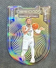 2020 Panini Obsidian Donovan Mitchell #4 Tunnel Vision Electric Etch Orange /35