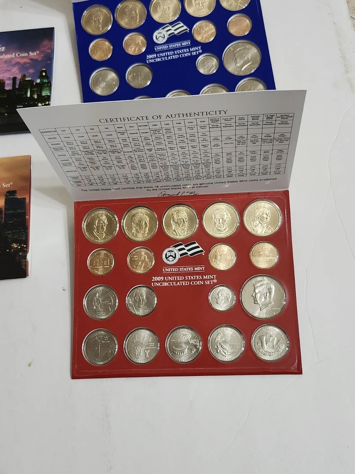 2008 , 2009 P &D Mint Sets - Fresh Out Of Box - Mint Condition - Image 4 of 4