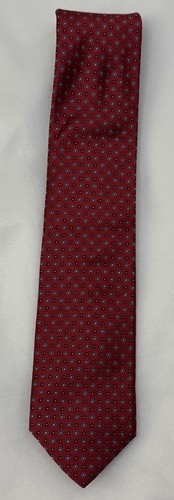 ROBERT TALBOTT Tie Best of Class Mens Silk Necktie Designer Geometric Red - 第 2/10 張圖片