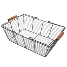 Utensil Drying Holder - Kitchen Countertop Organizer Metal Drainage Basket -