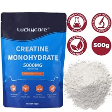 500g Micronized Creatine Monohydrate Powder Unflavored Vegan Friendly 100Serving