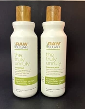 Raw Sugar the Truly Unruly Shampoo And Conditioner , 18 fl Oz, Curly Hair