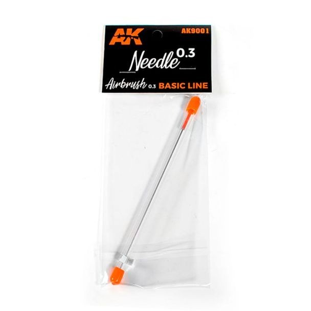 0.3 Needle (Airbrush Basic Line 0.3) - Hobby Tools - AK Interactive - Brand New