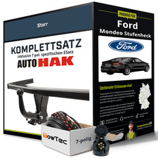 Anhängerkupplung starr für FORD Mondeo Stufenheck +E-Satz NEU AHK