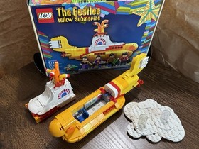 LEGO Yellow Submarine Used 100 Complete with Instructions and Box