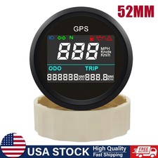 2 52mm Digital Gps Speedometer Odometer Gauge For Car Atv Truck Waterproof
