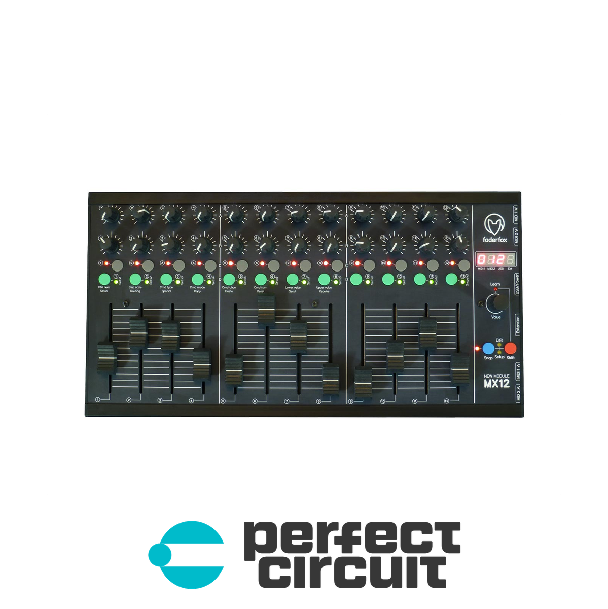 Faderfox MX12 USB MIDI Mixer DAW CONTROLLER - NEW - PERFECT