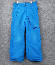 Burton Snow Pants Boys L Large Youth Blue Waterproof Insulated Ski Snowboarding