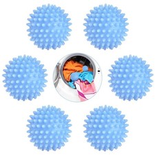 Trocknerb&auml;lle 6er Set, PVC wiederverwendbar, Tierhaare, Trockner/Waschmaschine