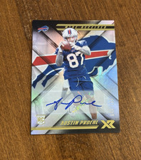 Austin Proehl 2018 Panini XR Rookie Auto #159 Tar Heels Buffalo Bills /199 RC