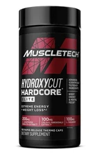 MuscleTech Hydroxycut Hardcore Elite Extreme Energy Exp 03/2027
