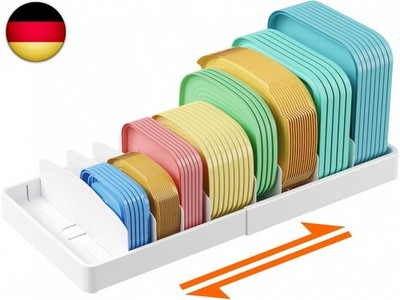 Lifewit Ausziehbare Topfdeckel Frischhaltebox Lagerung, 1 Stück Lunchbox Deckel 