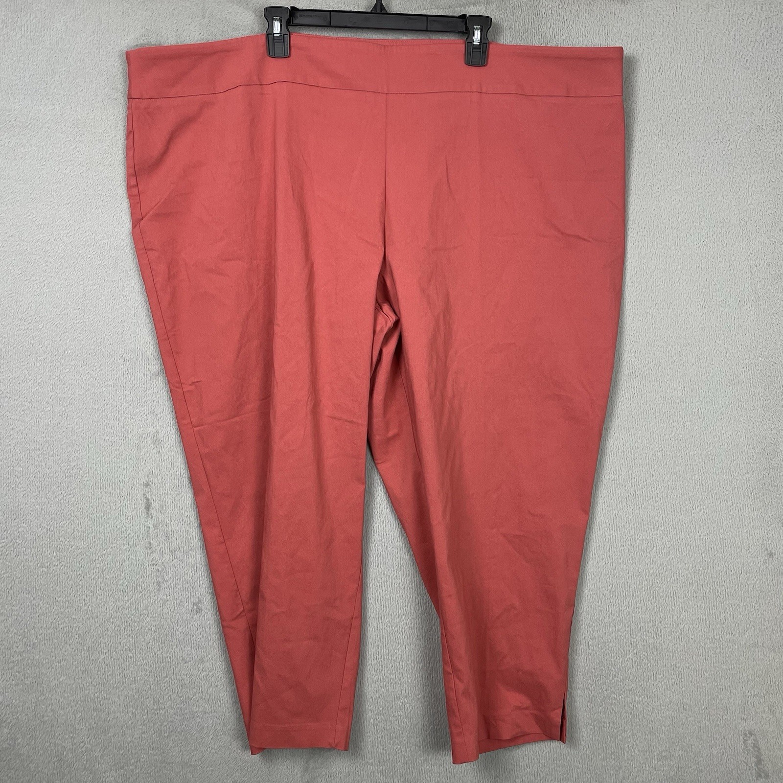 Terra & Sky Pants Women Plus Size 4X Pink Skinny Pull On Stretch Casual NWT