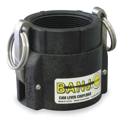 Banjo 200D Cam & Groove Coupling, Type D, 2 In Coupling, 2 In Hose Fitting, 2