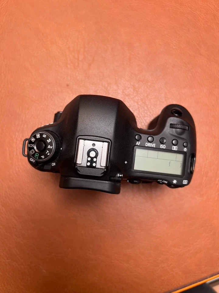 Cámara digital Canon EOS 6D SLR cuerpo negro solo 20,2 MP idioma inglés - 95 % nueva Foto 3 de 4