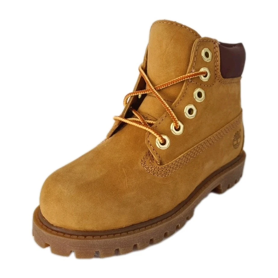? Timberland 6 pollici Premium Classic 36823 marrone BAMBINI PICCOLI pelle outdoor taglia 11